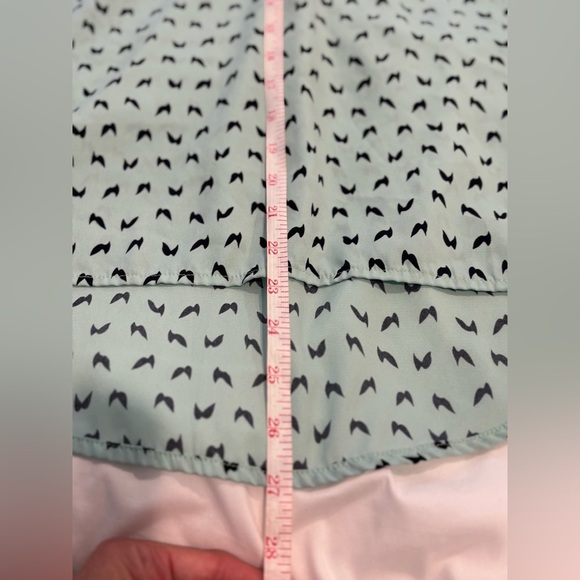 Pleione Light Green Sleeveless Blouse with Black Bird design - Picture 7 of 7